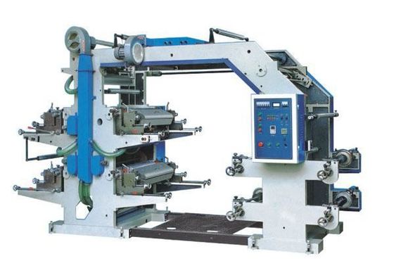 4 Color Flexographic Printing Machine , Max Effective Printing width 580mm